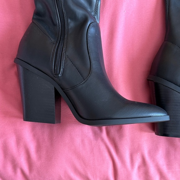 Dolce Vita NWB Elegant Black Over-the-Knee Boots, Size 9 - Picture 5 of 12